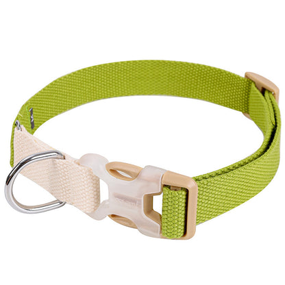 Dog Collar with Safety  Buckle， Adjustable Collars for Small Medium Large Dog